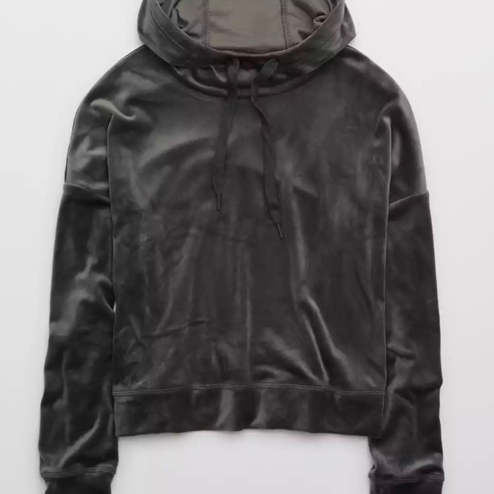 Aerie OFFLINE After Party Velour Hoodie